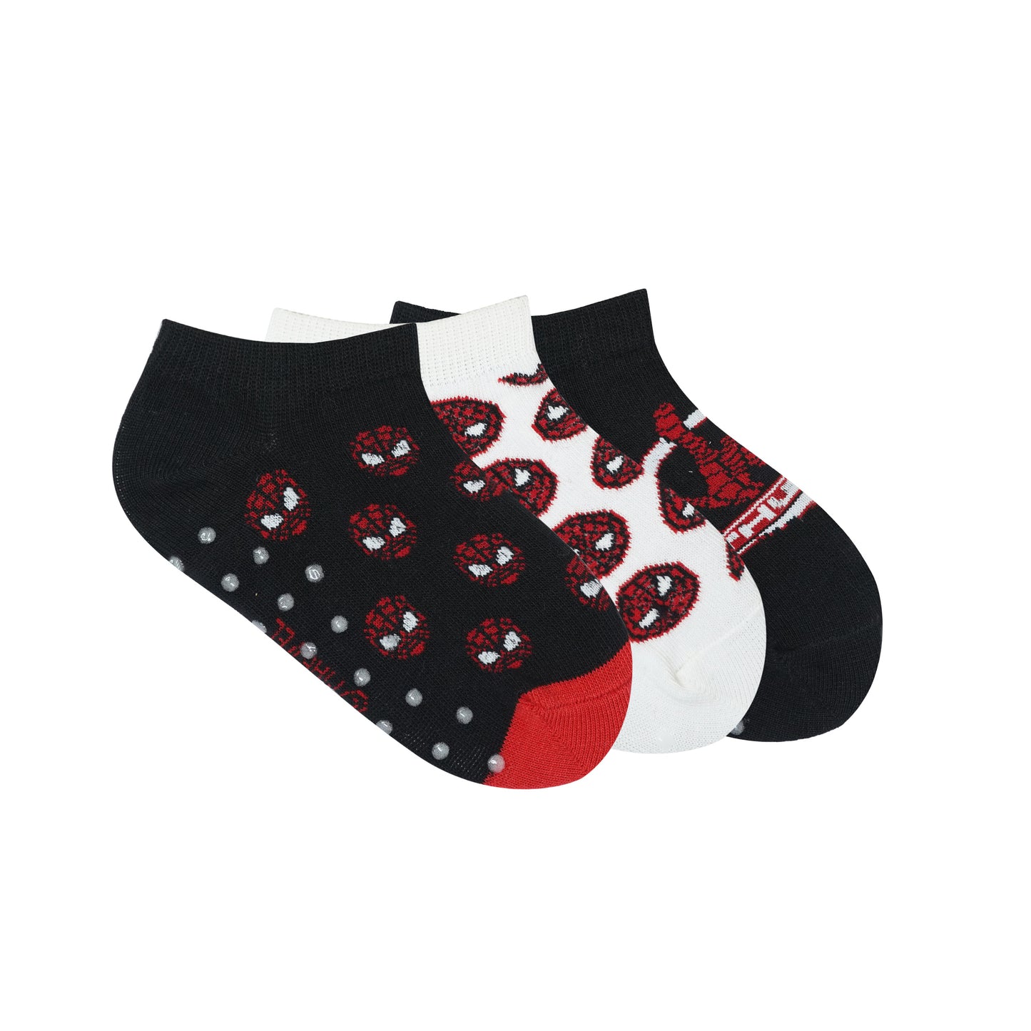 Kid’s Spiderman Anti-Skid Lowcut Socks