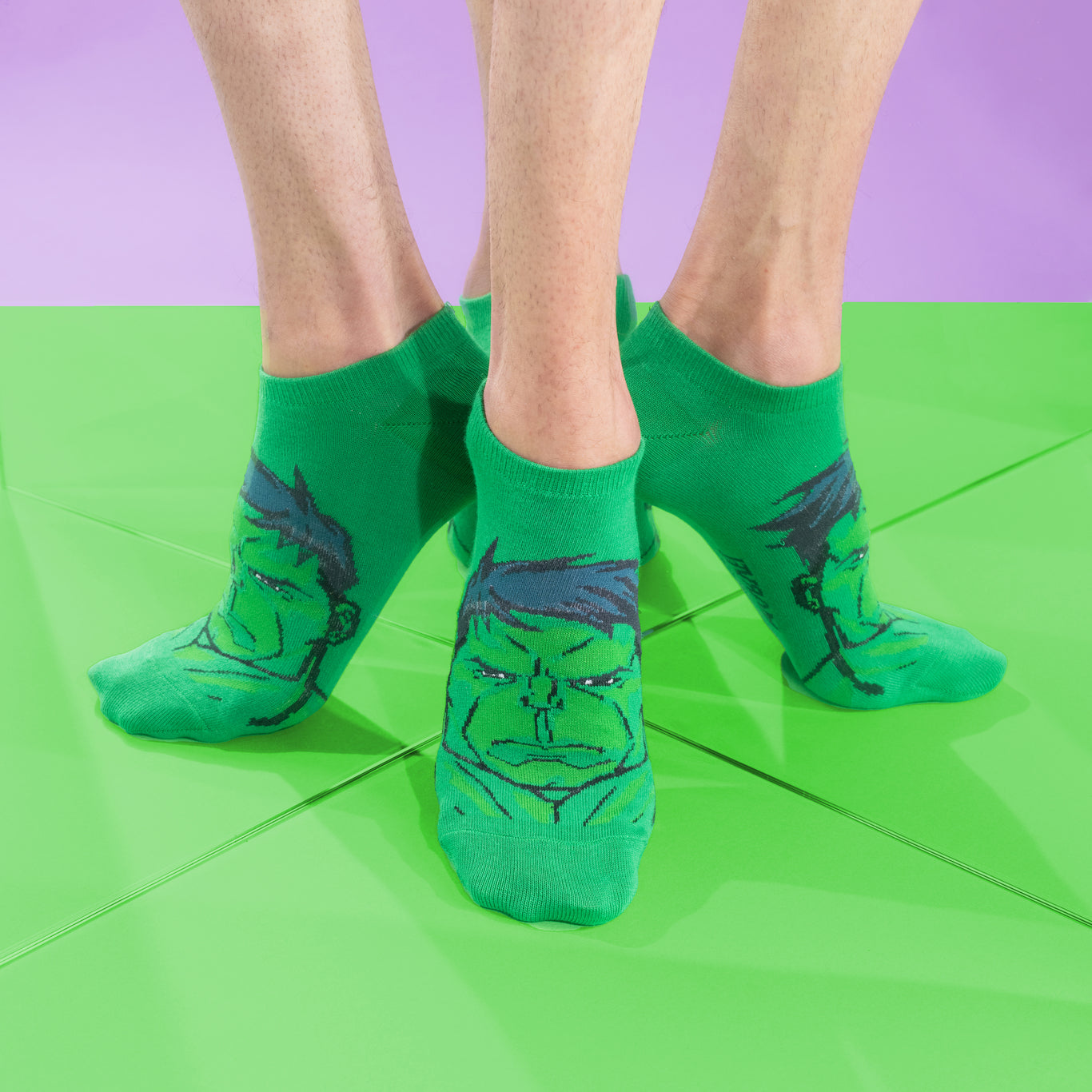 Men’s Marvel Character Themed Ankle Socks