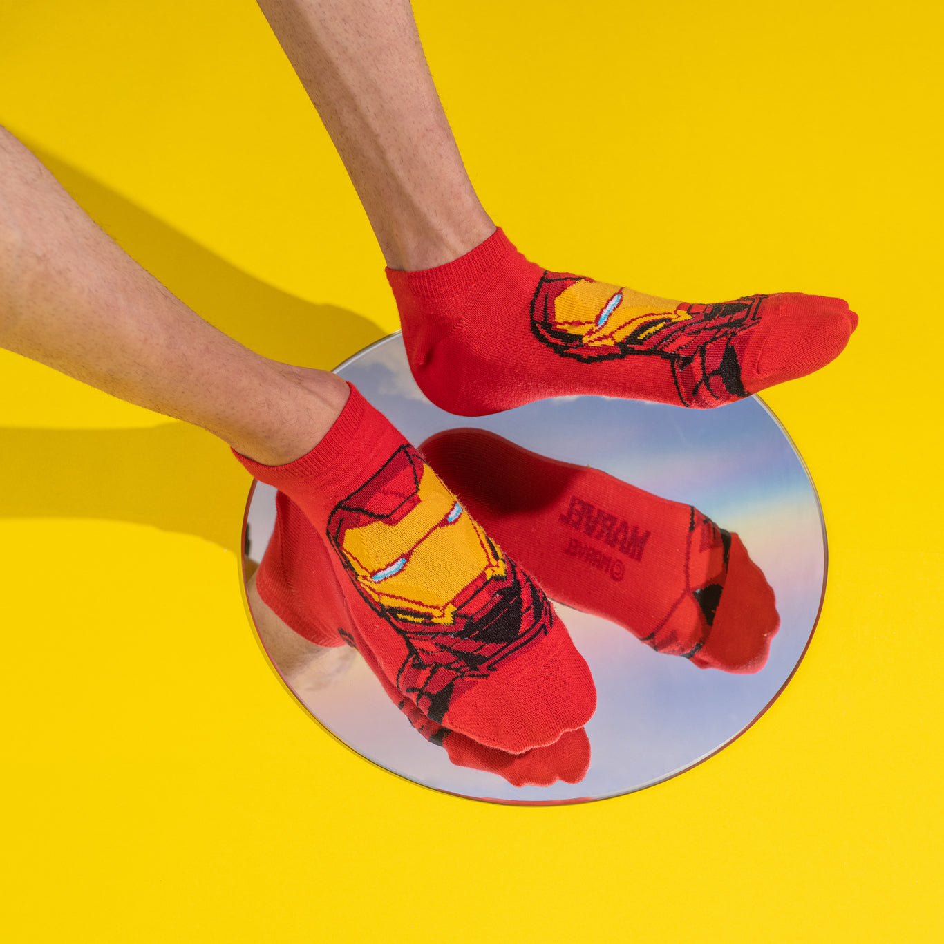 Men’s Marvel Character Themed Ankle Socks