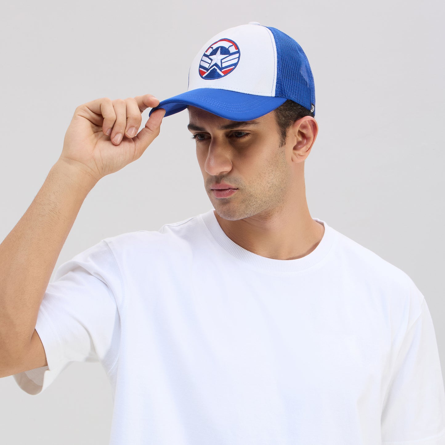 BZ Headwear Marvel Captain America Men's Trucker Cap