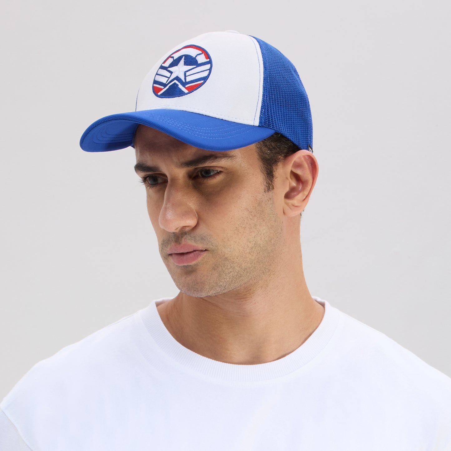 BZ Headwear Marvel Captain America Men's Trucker Cap