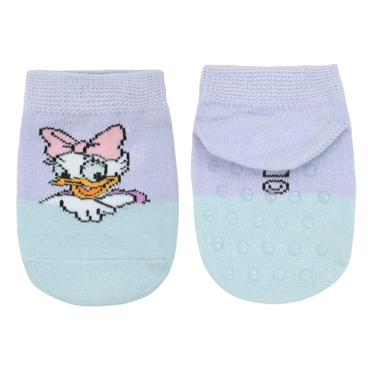Balenzia X Disney Character Anti-skid Lowcut Socks for Kids- Mickey & Minnie (Pack of 3 Pairs/ 1U) (Red, Balck, Blue) - Balenzia