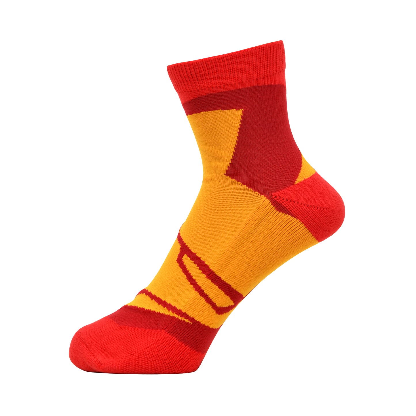Balenzia X Marvel Iron Man,Captain America & HulK High Ankle Length Socks for Men-(Pack of 3 Pairs/1U)(Free Size)White,Red,Green - Balenzia