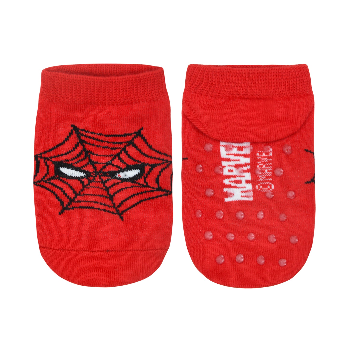Balenzia x Marvel Anti- Skid Lowcut socks for Kids- Spiderman (Pack of 3 Pairs/1U) (Red, Navy, Blue) - Balenzia