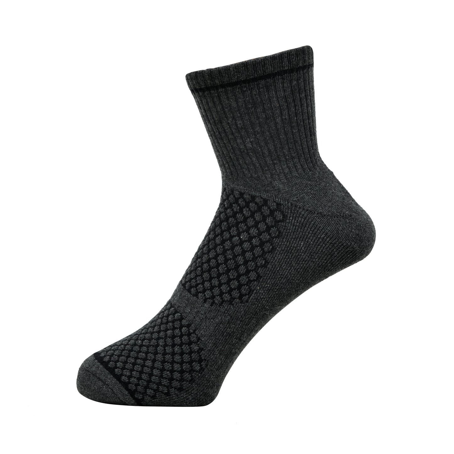 Balenzia Men’s Cushioned High Ankle Sports Socks (Free size) Pack of 4 Pairs/1U (multi colour) Terry/Towel Ankle Socks for Men - Balenzia