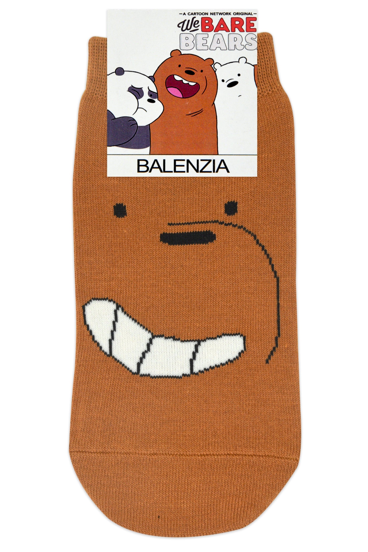 We Bare Bears By Balenzia Low Cut Socks for Kids (Pack of 3 Pairs/1U) - Balenzia