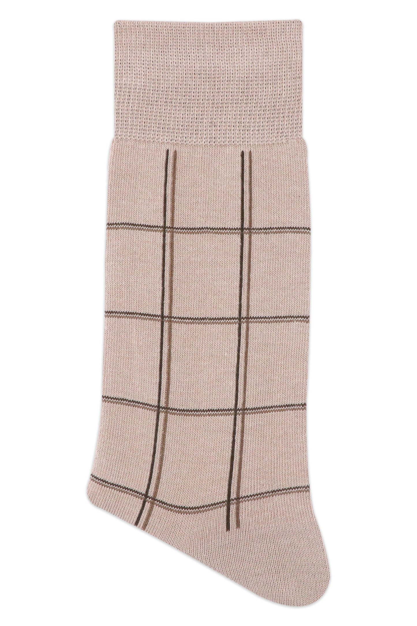 Balenzia Men's Checks Calf Length/Crew Length Cotton Socks - (Multicolored)(Pack of 5/1U) - Balenzia