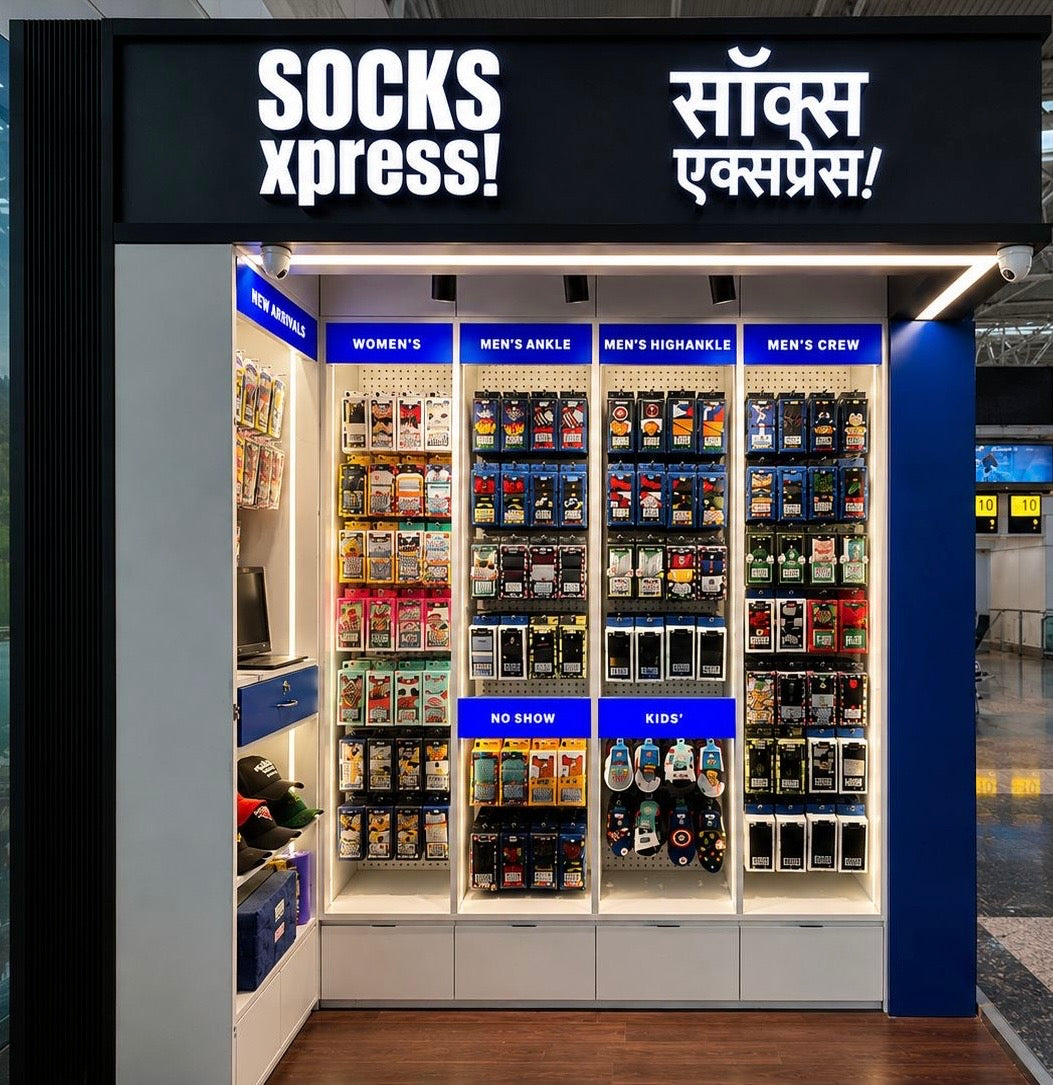 SocksXpress! is now open at Indore Airport.