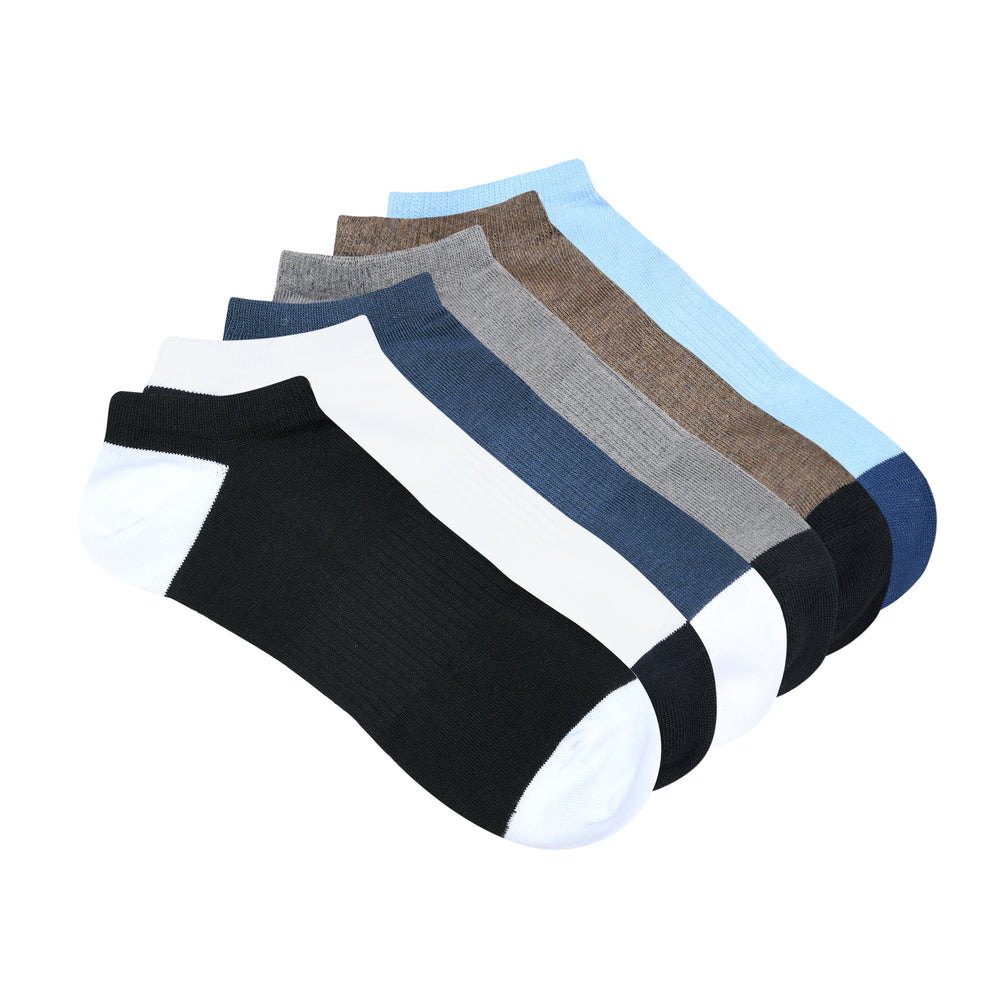 Men’s Solid Lowcut Ankle Socks