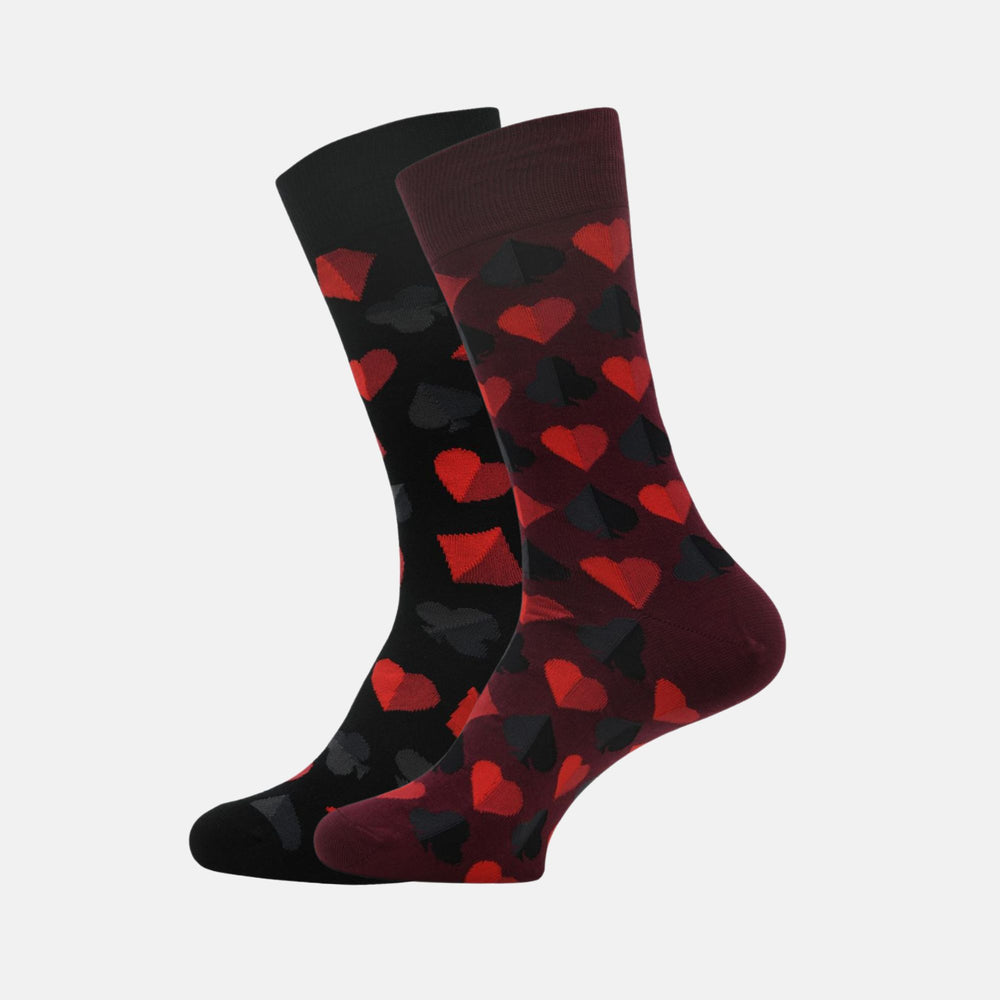 Men’s Poker Themed Crew Socks