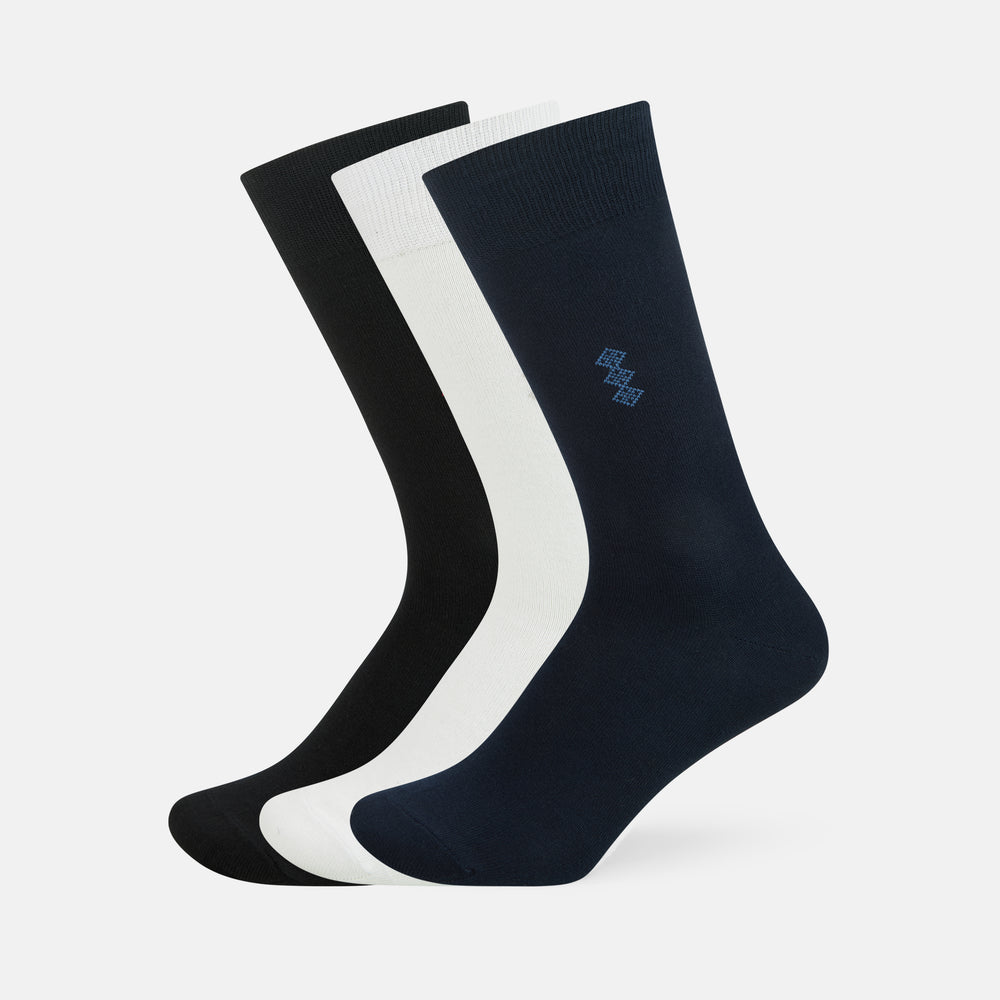 Men’s Motif Cotton Crew Socks