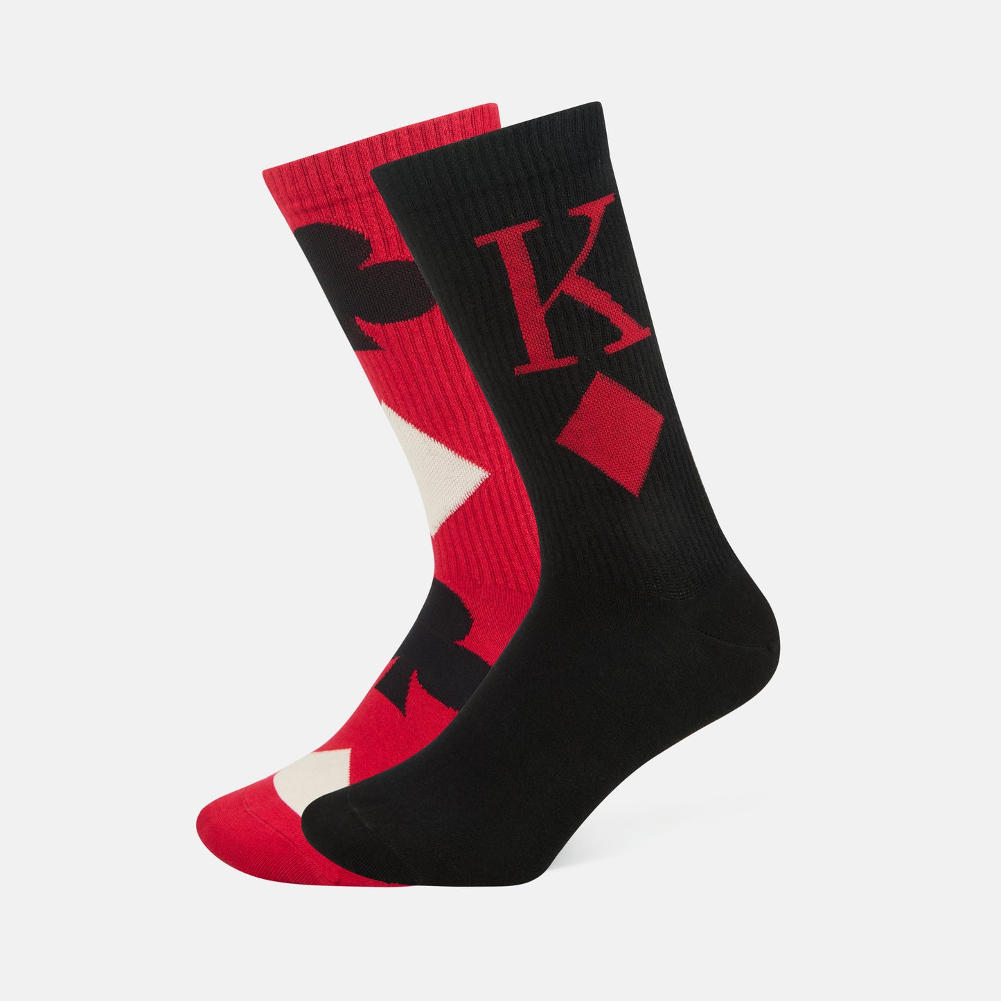 Men’s Bicycle Poker Themed Crew Socks