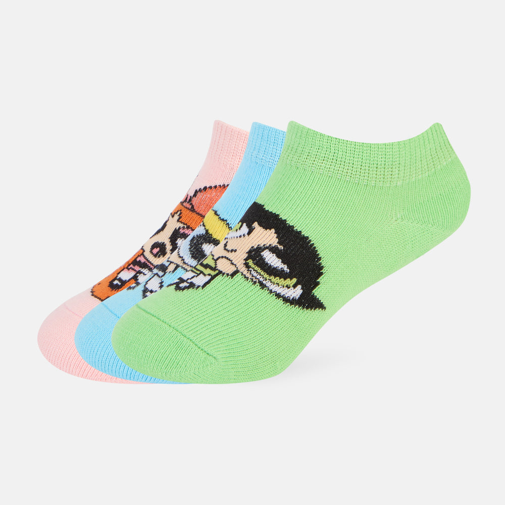 Kid’s Powerpuff Girls Lowcut Socks