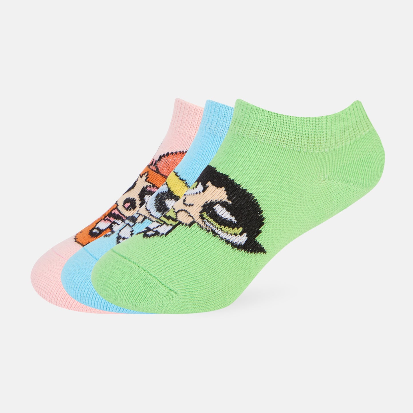 Kid’s Powerpuff Girls Lowcut Socks
