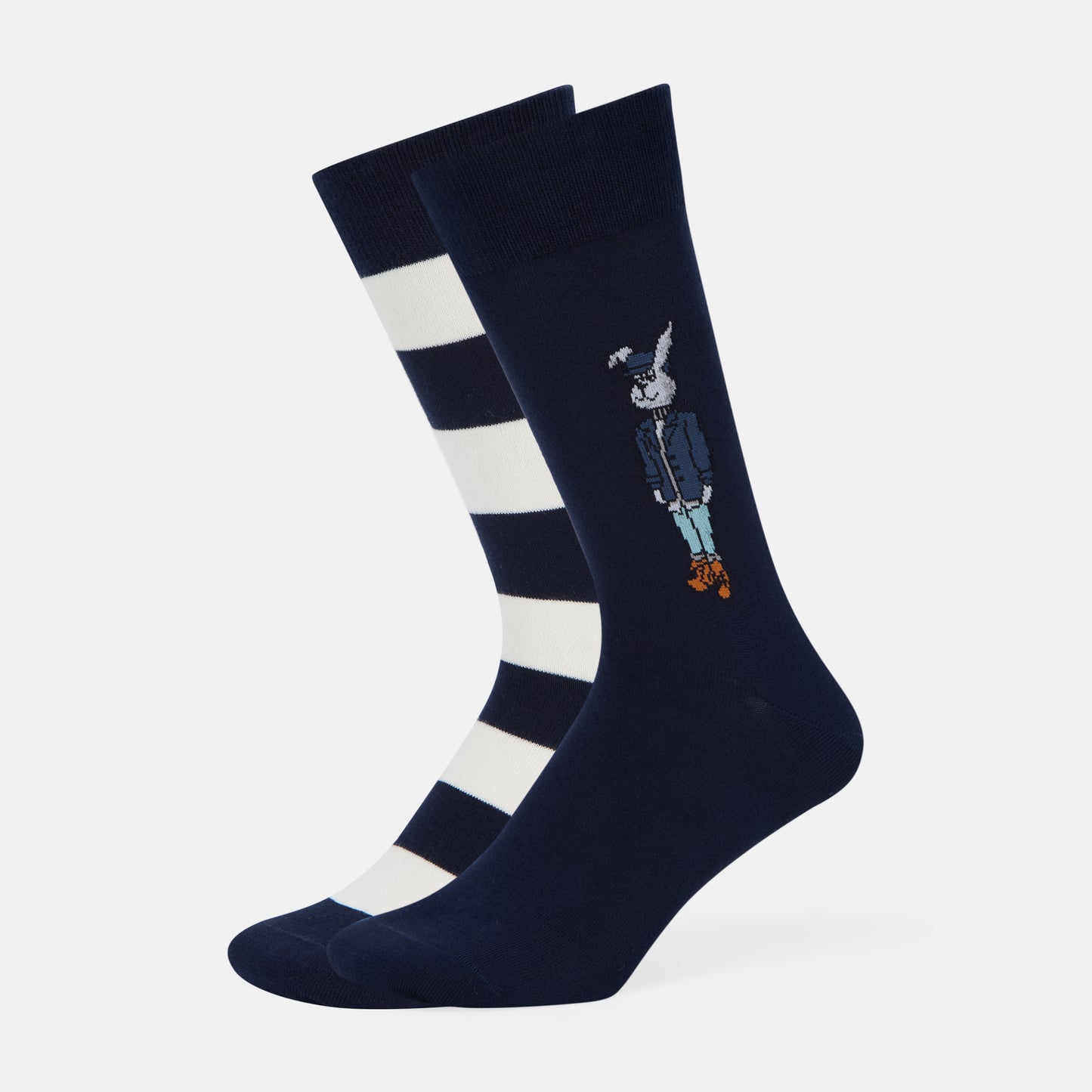 Men's Playboy Bunny Themed Crew Socks