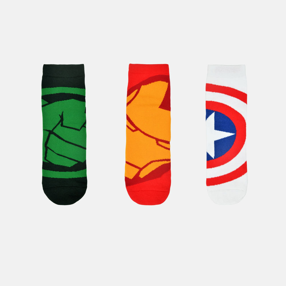 Men’s Marvel Avengers Themed Ankle Socks