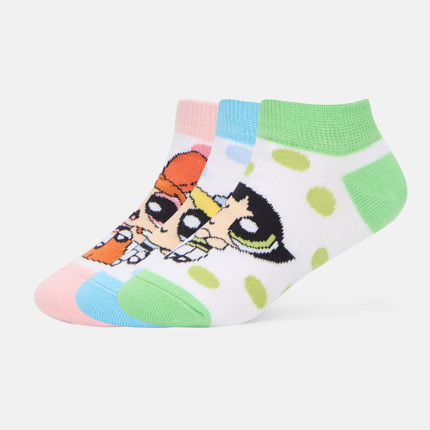 Kid’s Powerpuff Girls Lowcut Socks