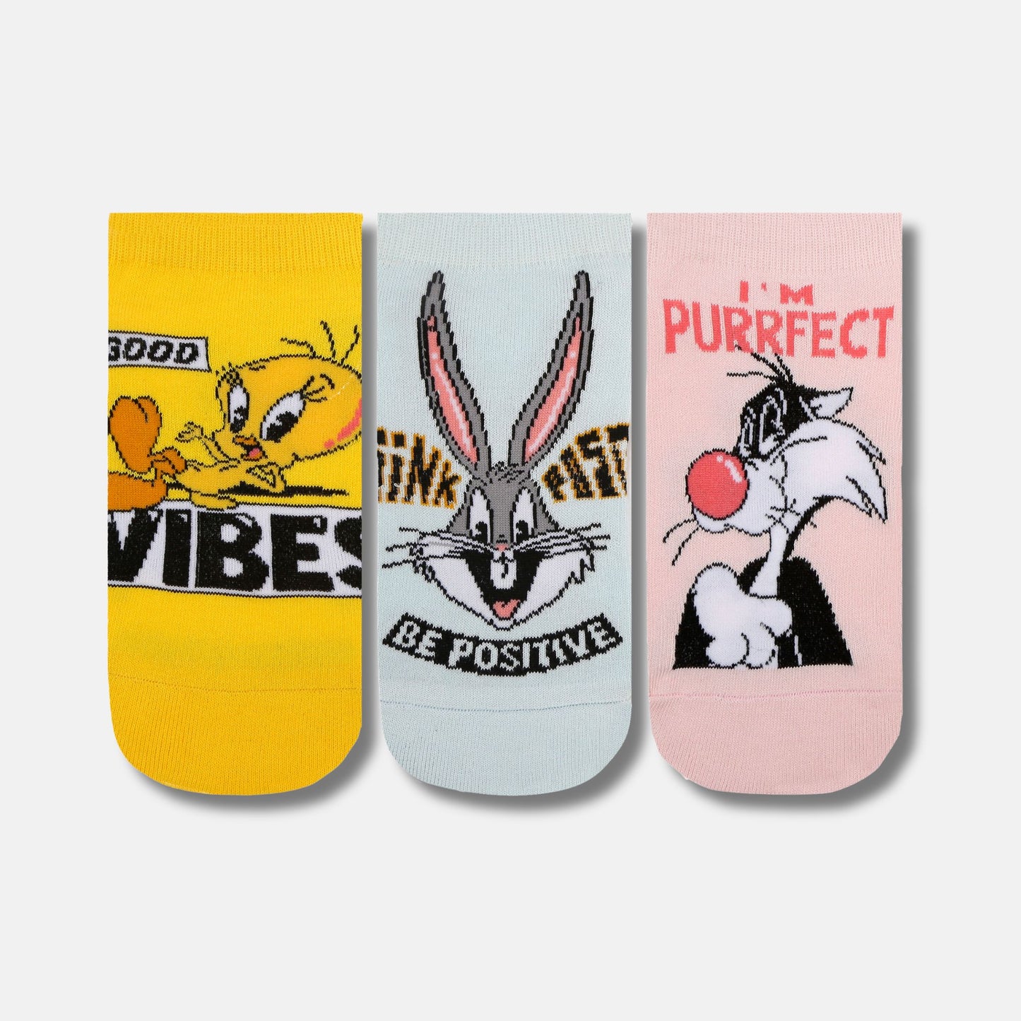 Women’s Looney Tunes Cartoon Lowcut Socks