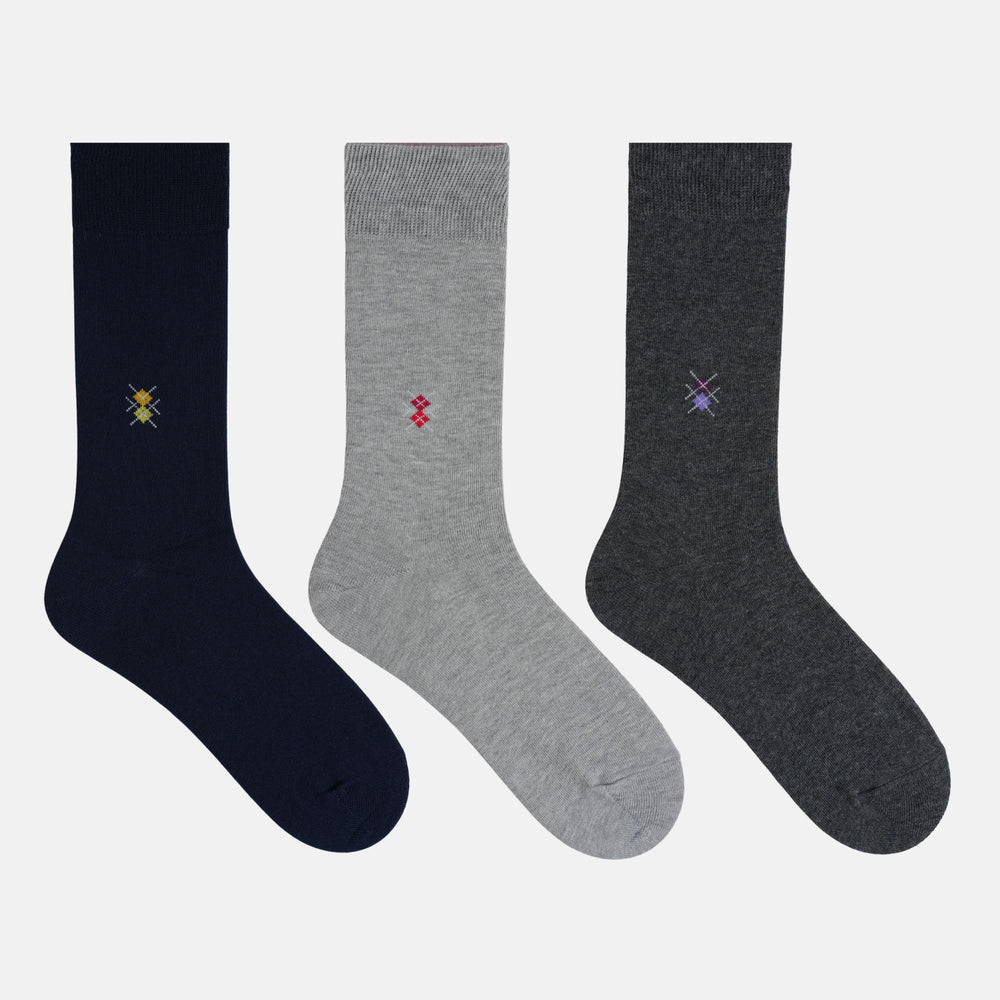 Men’s Motif Cotton Crew Socks