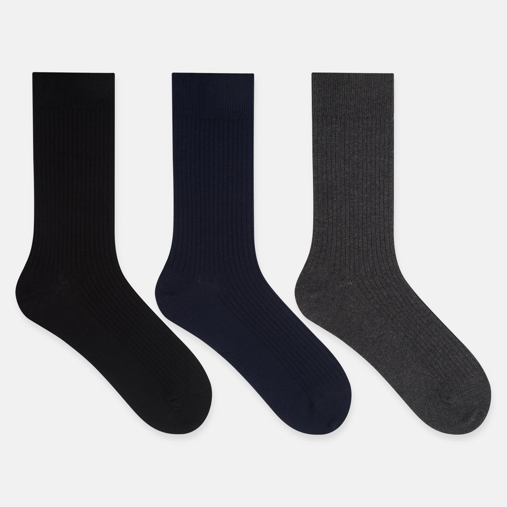 Men’s Travel Essential Formal Crew Socks