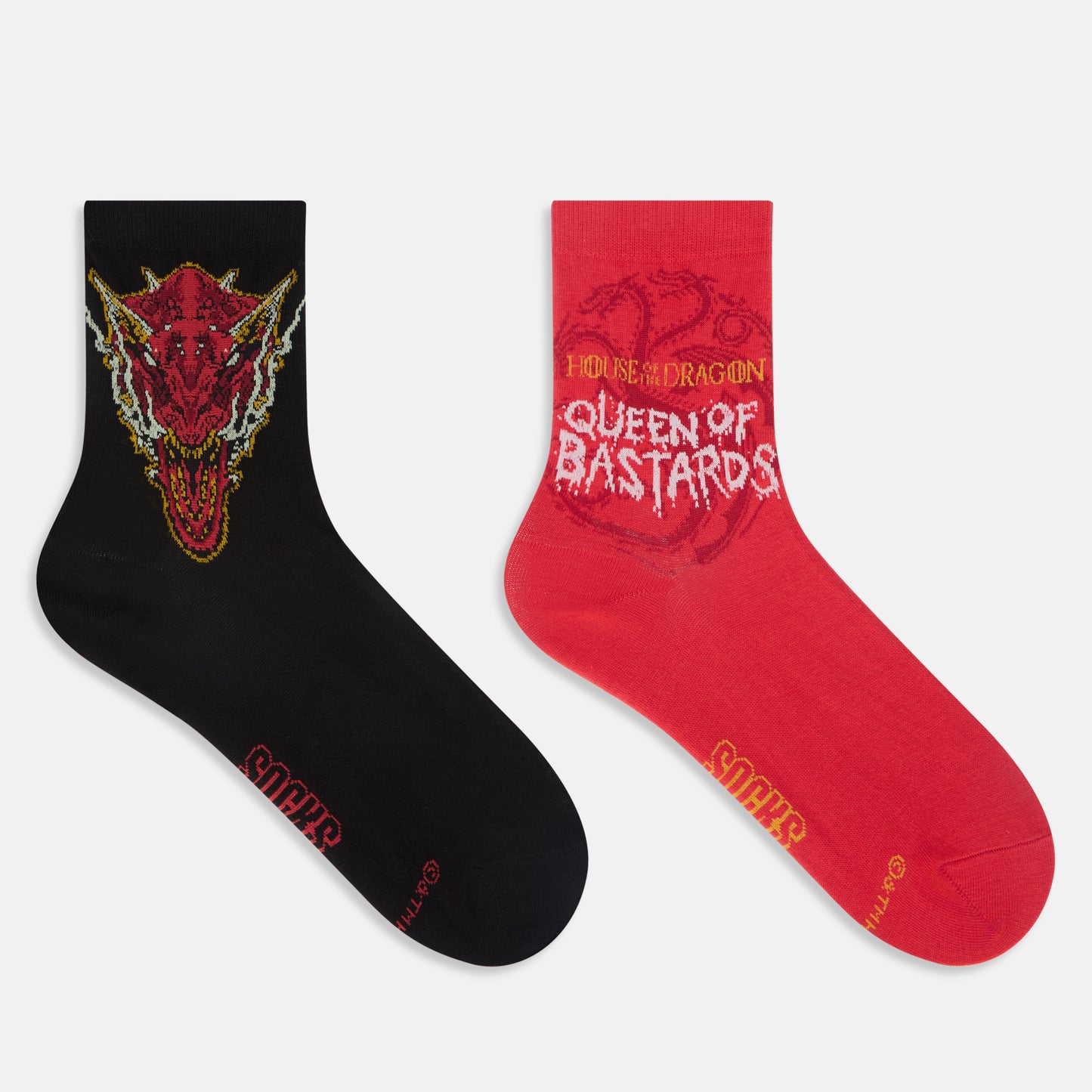 Women's House of Dragon Themed Crew Socks