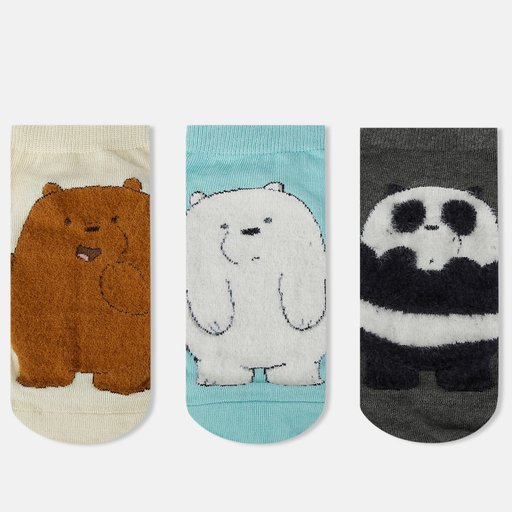 
                      
                        Women’s We Bare Bears Themed Fur Ankle Socks
                      
                    