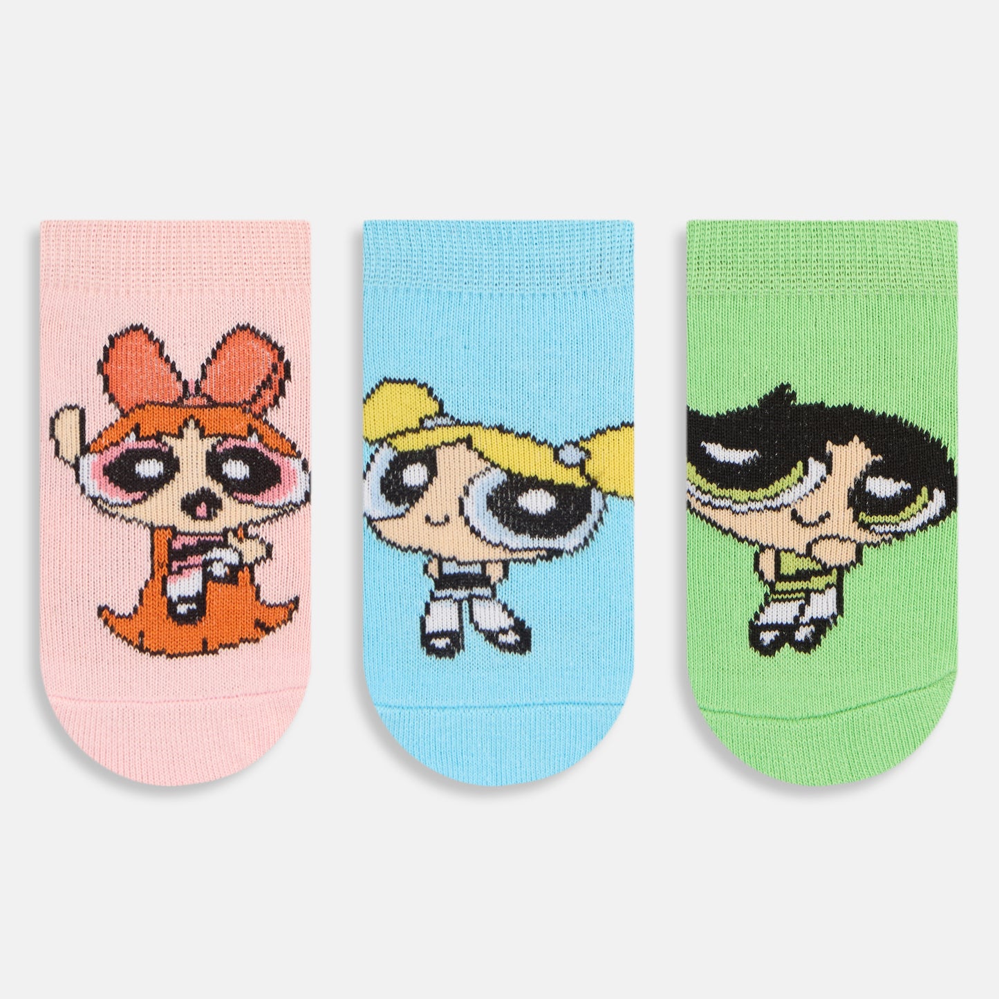 Kid’s Powerpuff Girls Lowcut Socks