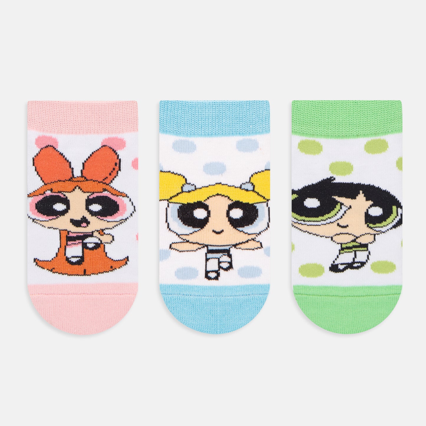 Kid’s Powerpuff Girls Lowcut Socks