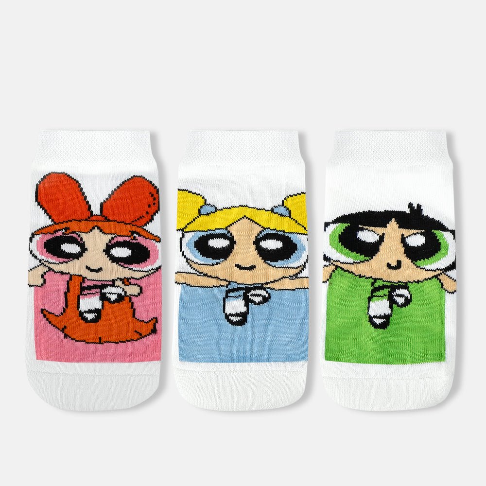 Women’s Powerpuff Girls Themed Ankle Socks