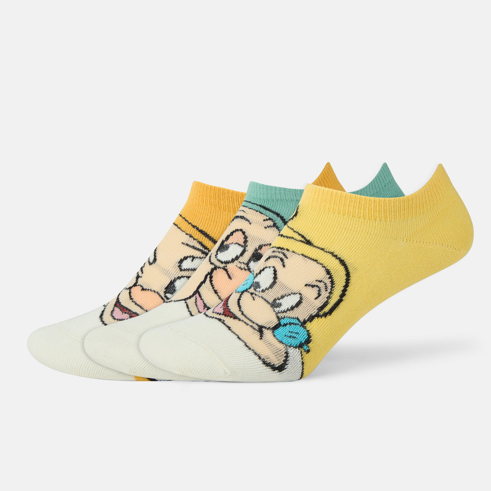 Women's Disney Snow-White Dwarfs Themed Ankle Socks