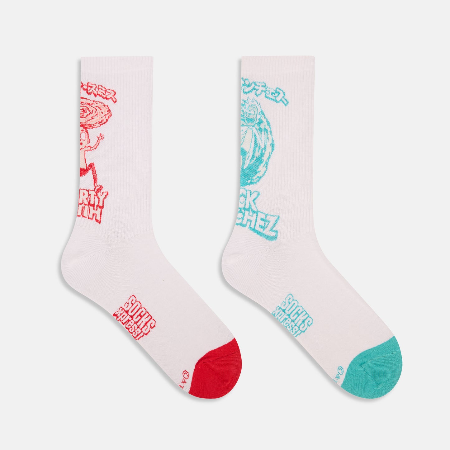 Men's Rick & Morty Themed Crew Socks