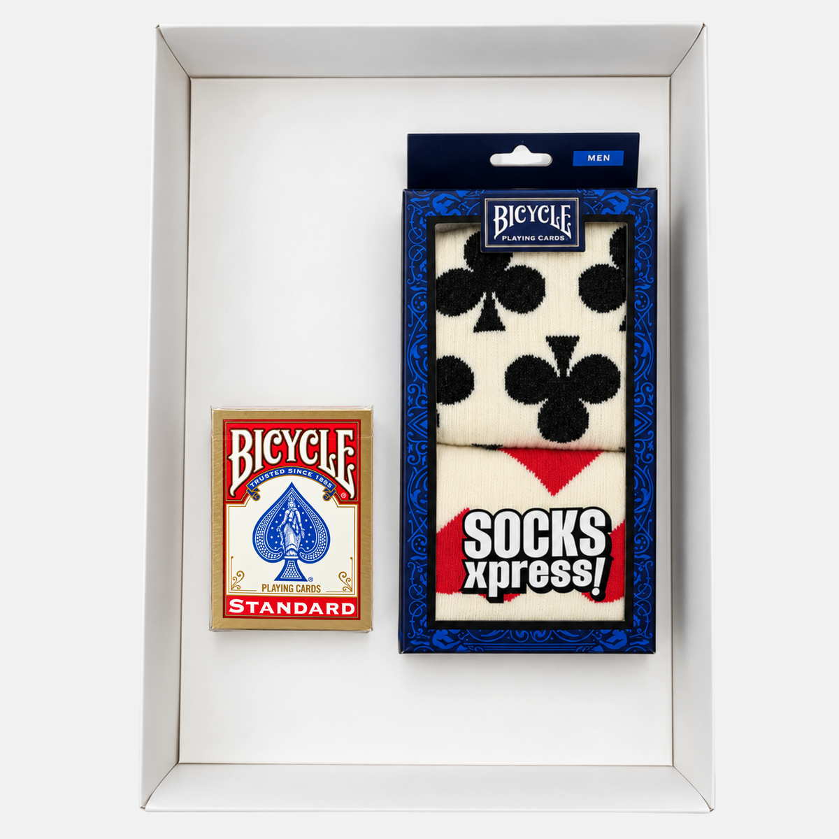Men's Bicycle Poker Themed Gift Box
