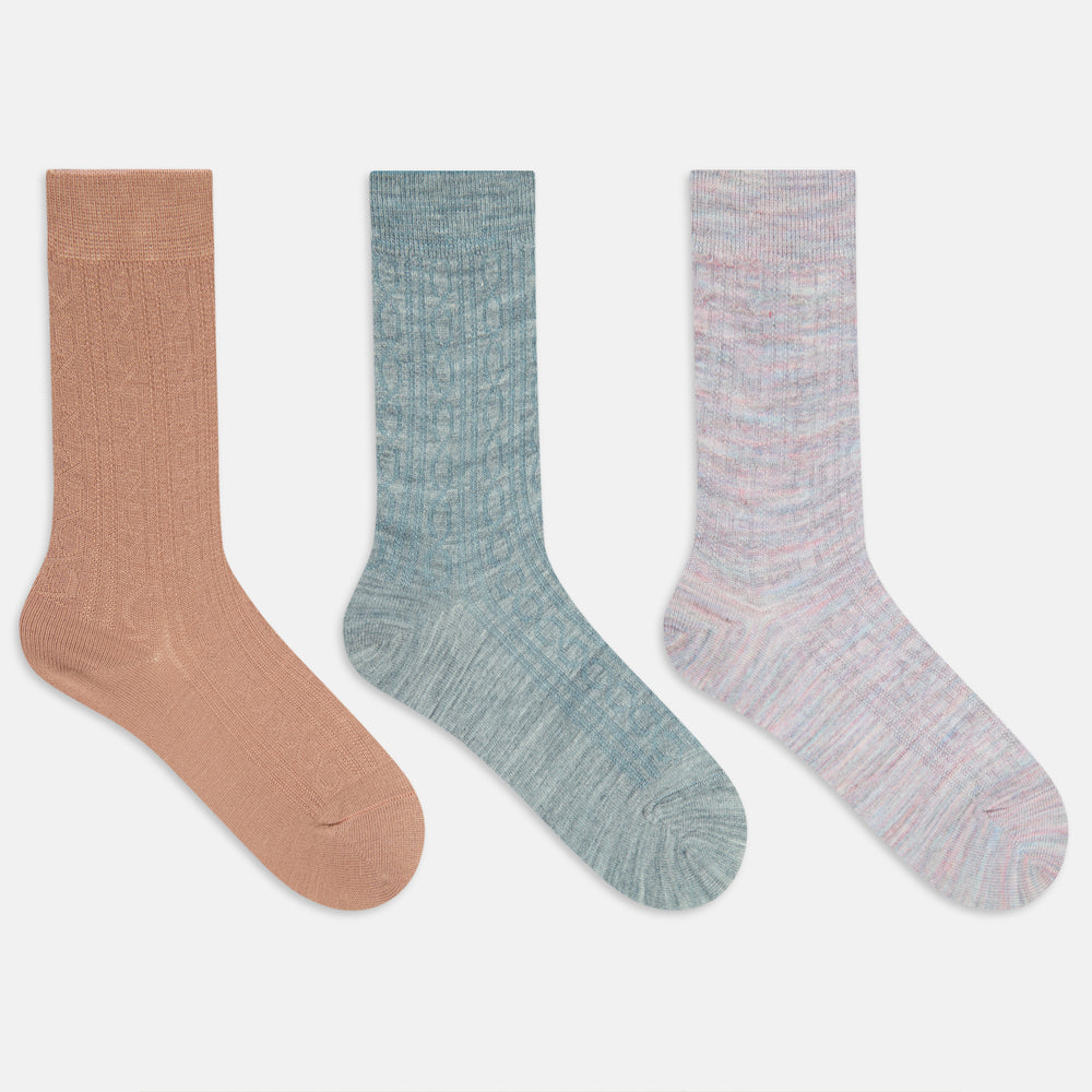 Women’s Woollen High Ankle Socks