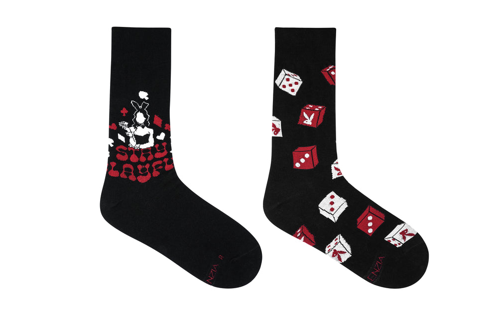 Men’s Playboy Poker Crew Socks Special Edition