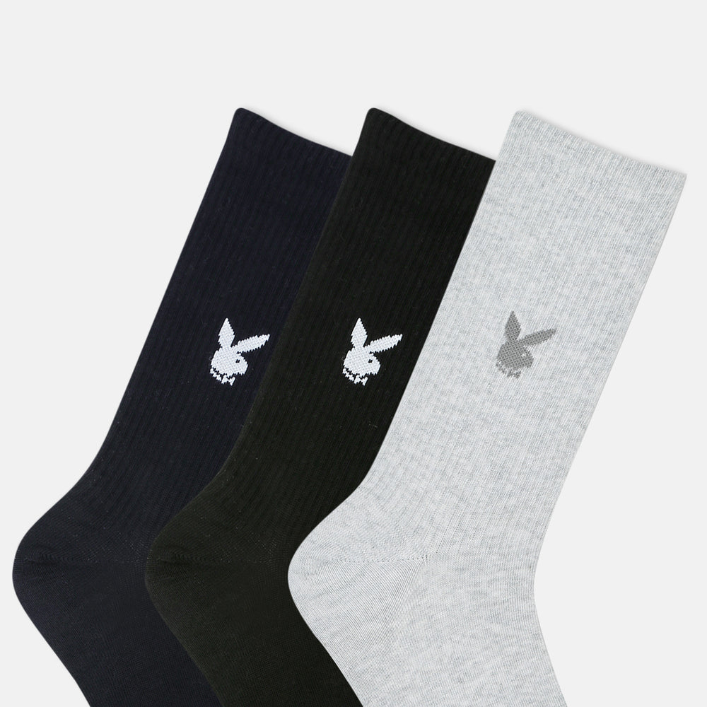 
                      
                        Men’s Playboy Solid Crew Socks
                      
                    