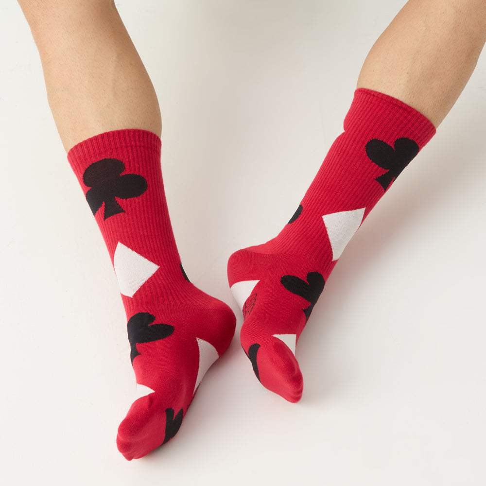 
                      
                        Men’s Bicycle Poker Themed Crew Socks
                      
                    
