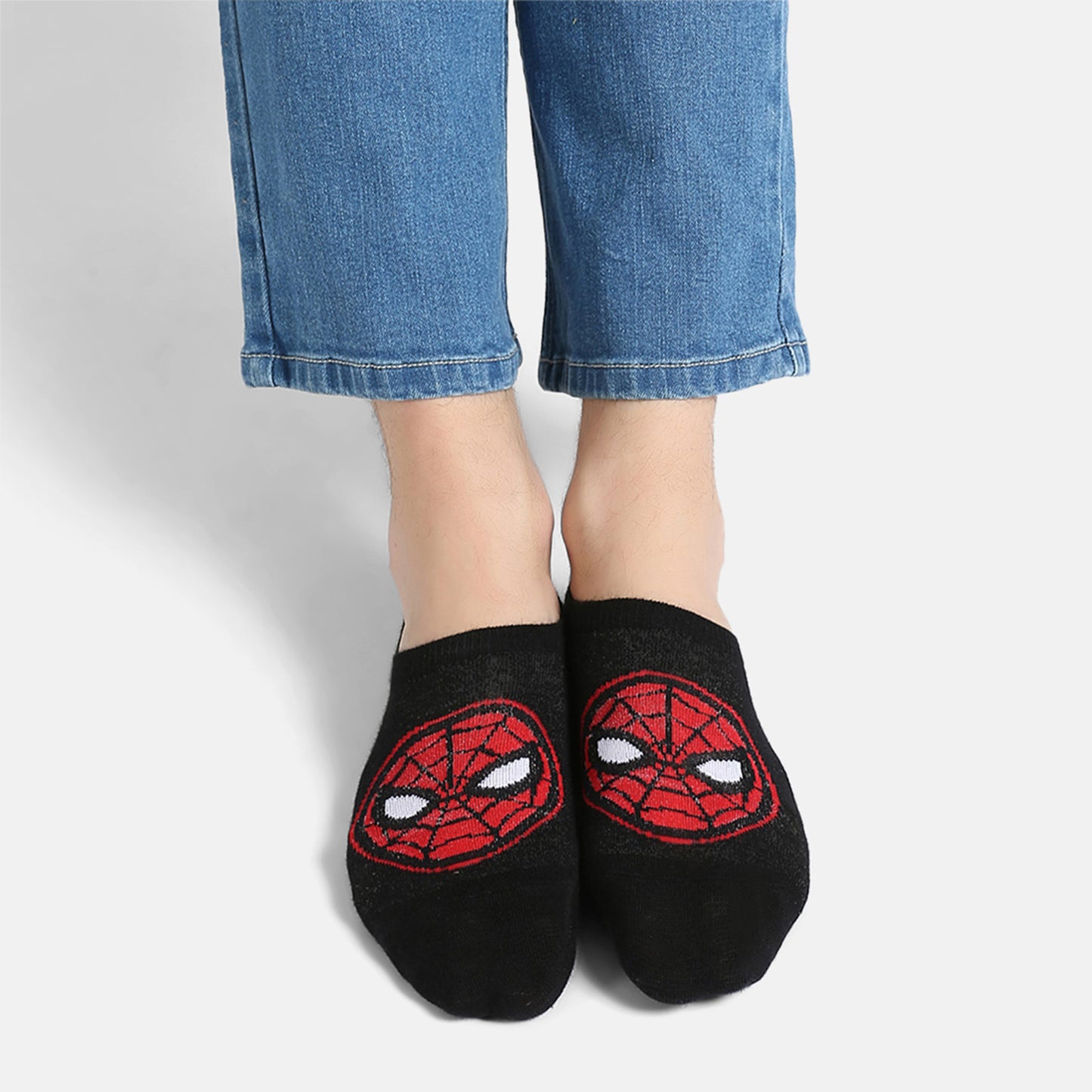 Men’s Spiderman Themed Sneaker Socks