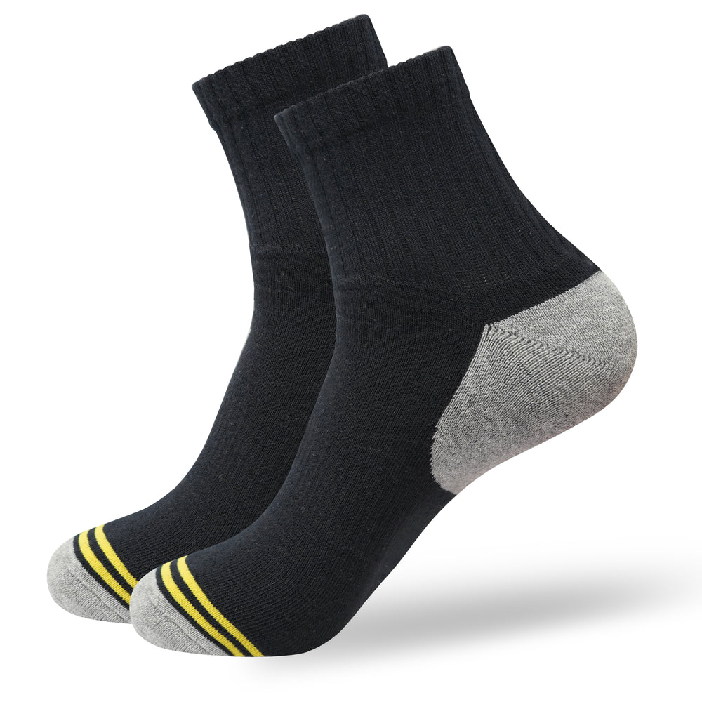 
                      
                        Men's Cushioned High Ankle socks- Multicolor (5 Pair)
                      
                    