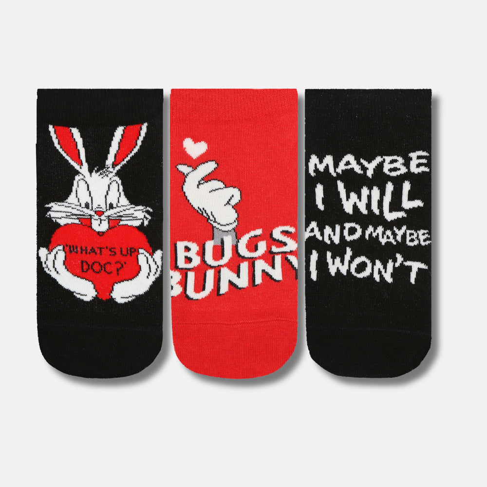 Women’s Looney Tunes Cartoon Lowcut Socks