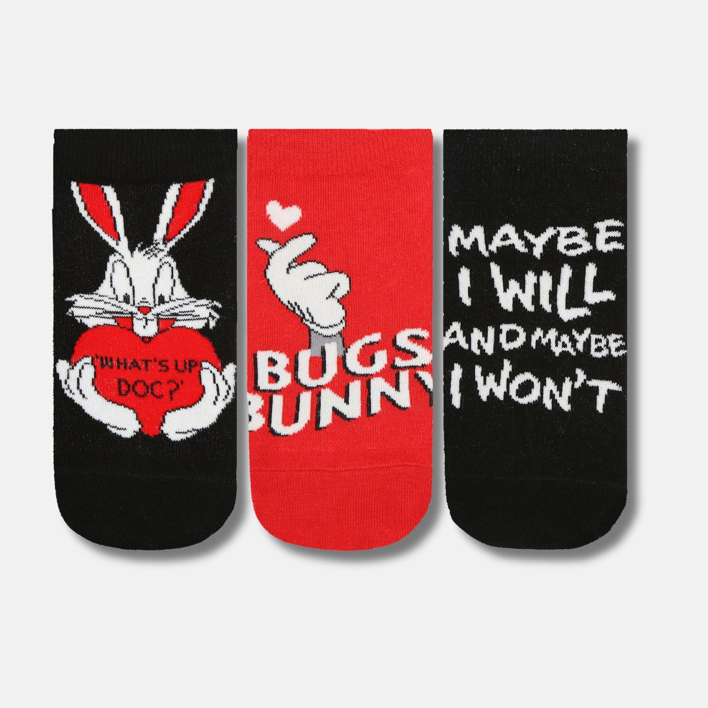 Women’s Looney Tunes Cartoon Lowcut Socks