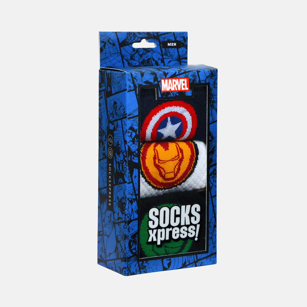 
                      
                        Men’s Marvel Themed Sporty High Ankle Socks
                      
                    