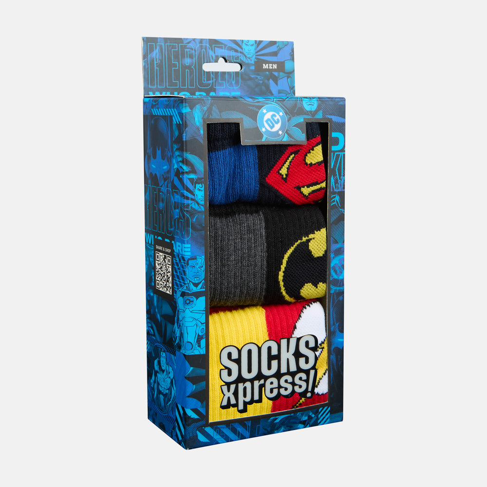 
                      
                        Men’s Justice League High Ankle Rib Socks
                      
                    