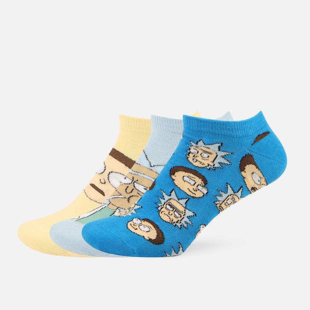 Men’s Rick and Morty Themed Lowcut Socks