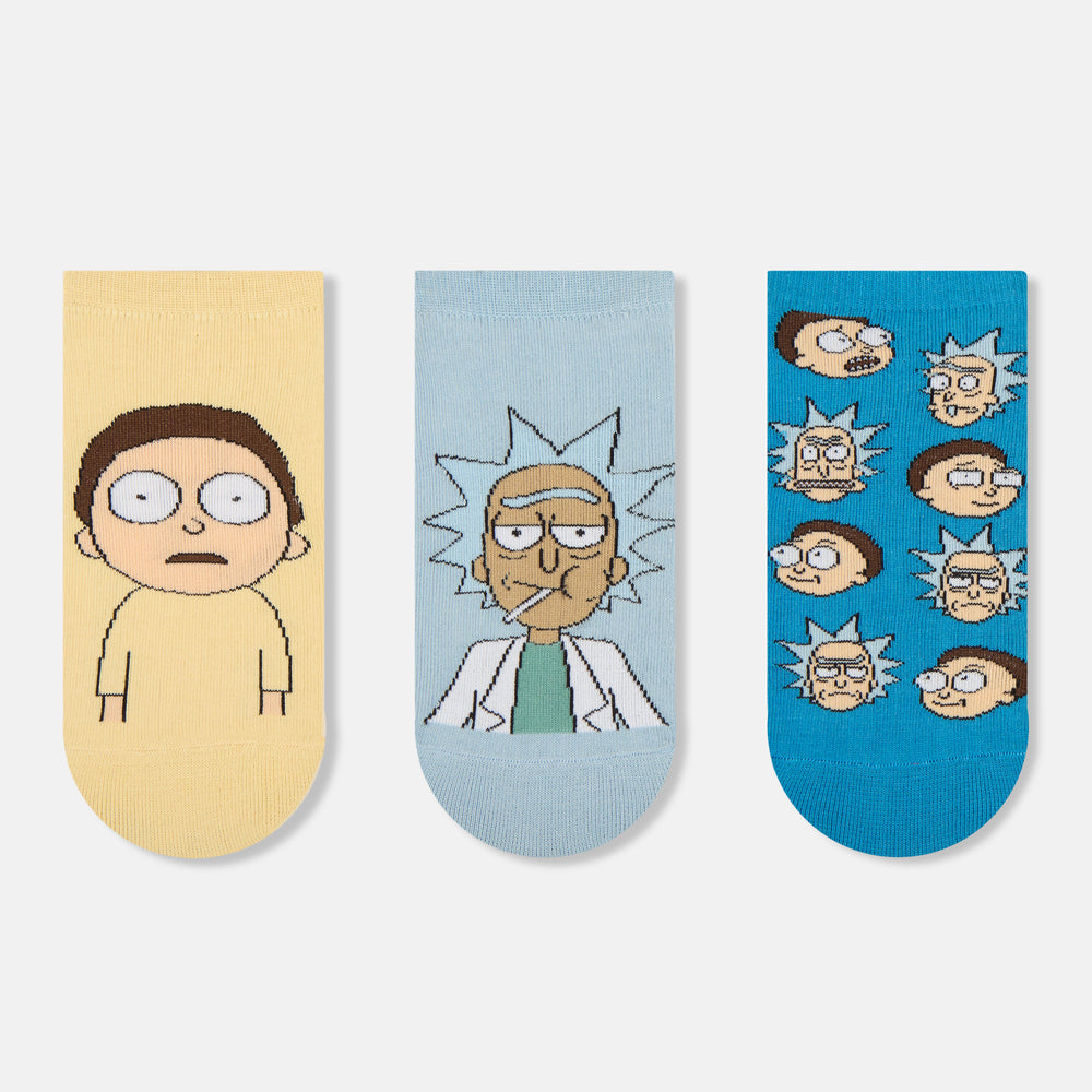 Men’s Rick and Morty Themed Lowcut Socks