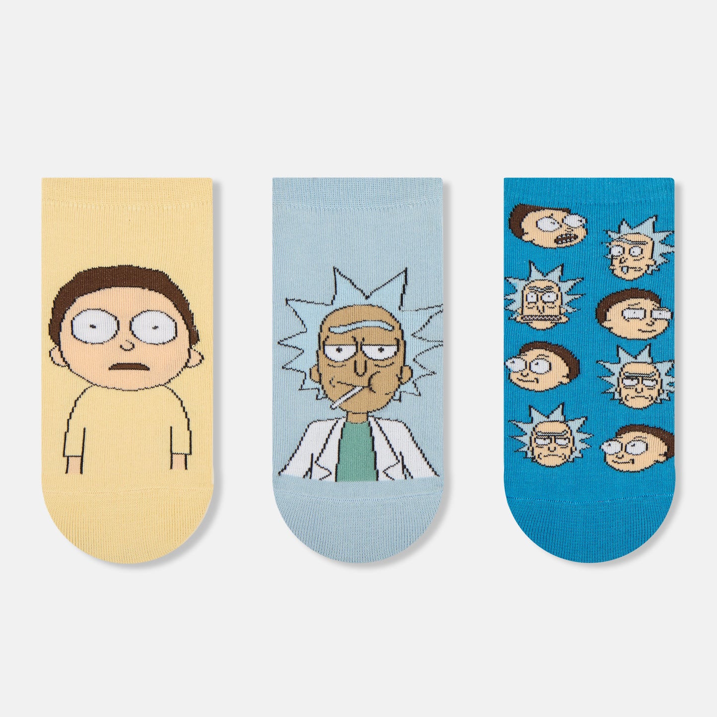 Men’s Rick and Morty Themed Lowcut Socks