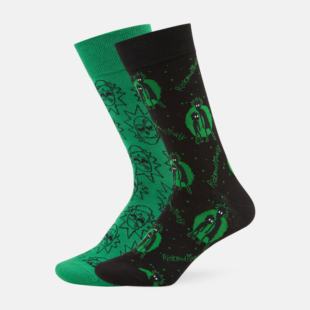 Men’s Rick and Morty Themed Crew Socks