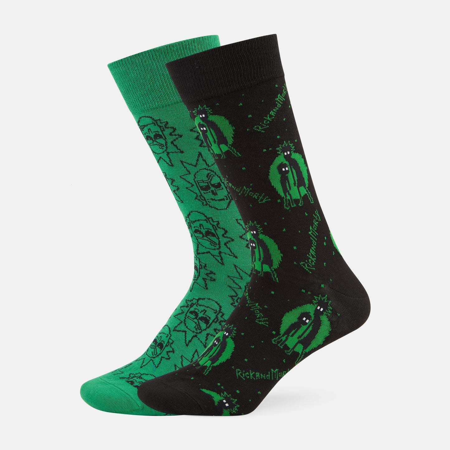 Men’s Rick and Morty Themed Crew Socks