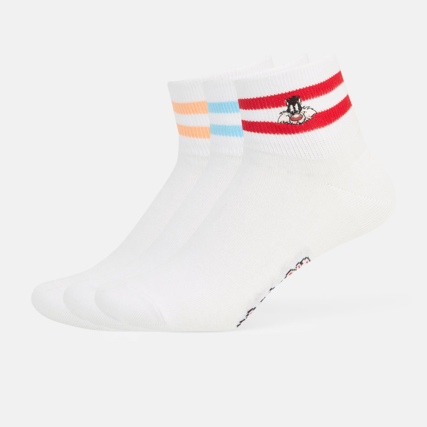 Women’s Looney Tunes Cartoon High Ankle Socks