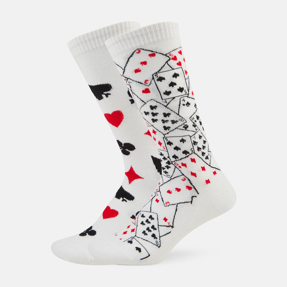 
                      
                        Men’s Poker Themed Crew Socks
                      
                    