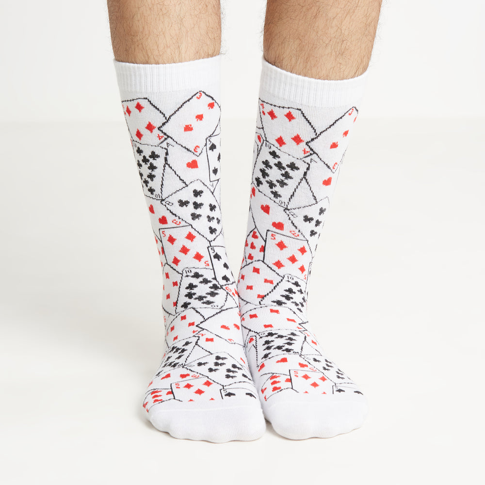 
                      
                        Men’s Poker Themed Crew Socks
                      
                    